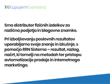 Tablet Screenshot of kupujem-kvalitetno.com